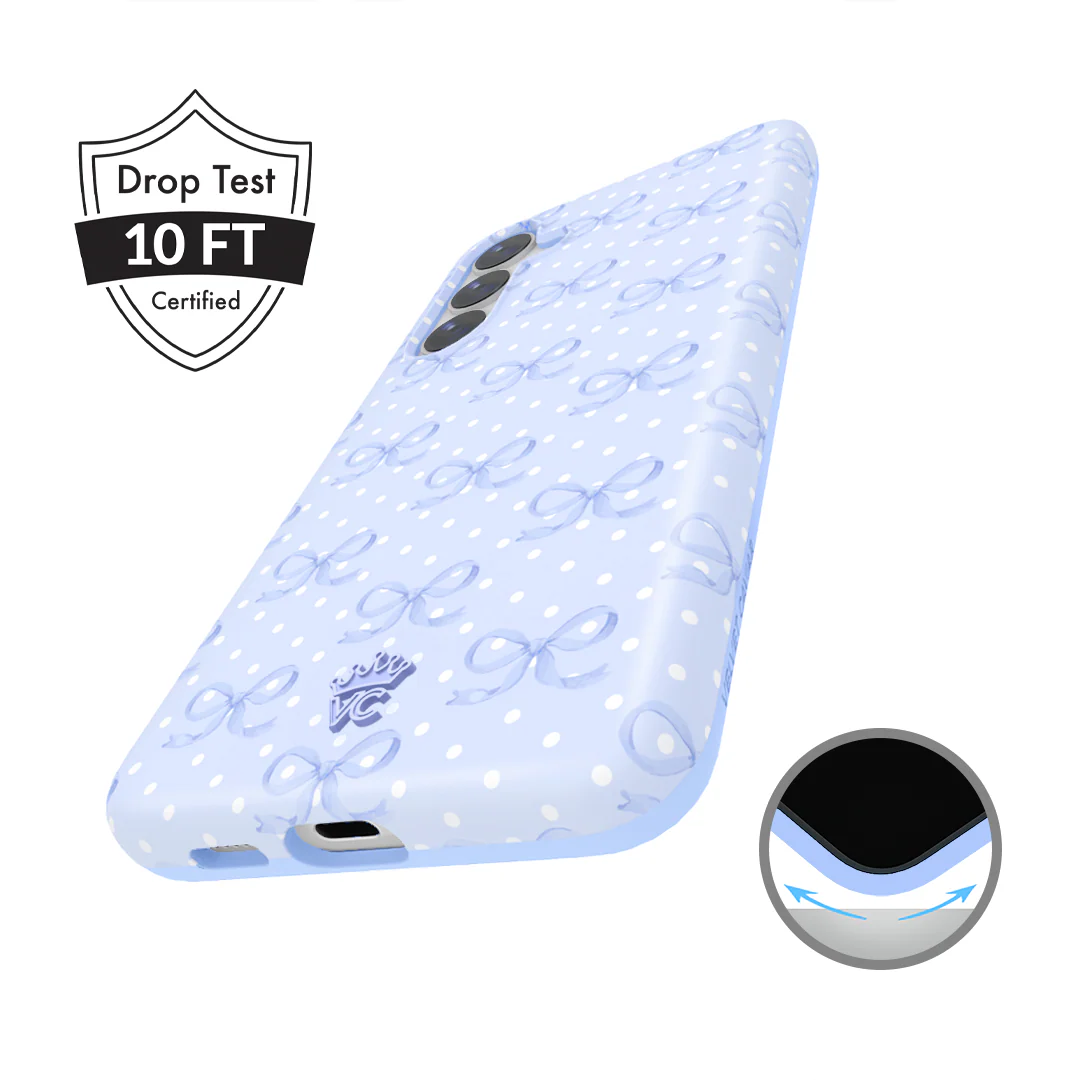 Lovely Blue Bows Samsung Case - Image 19