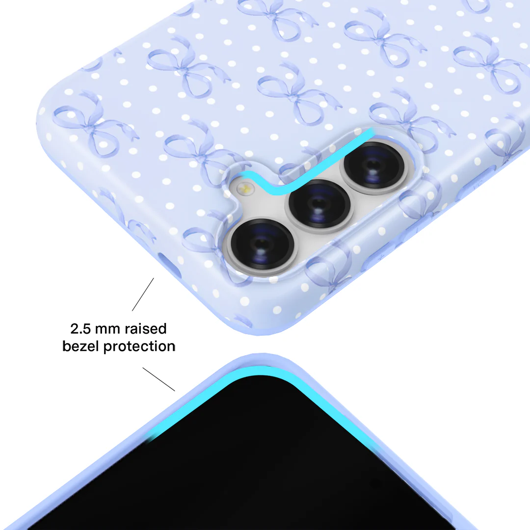 Lovely Blue Bows Samsung Case - Image 22