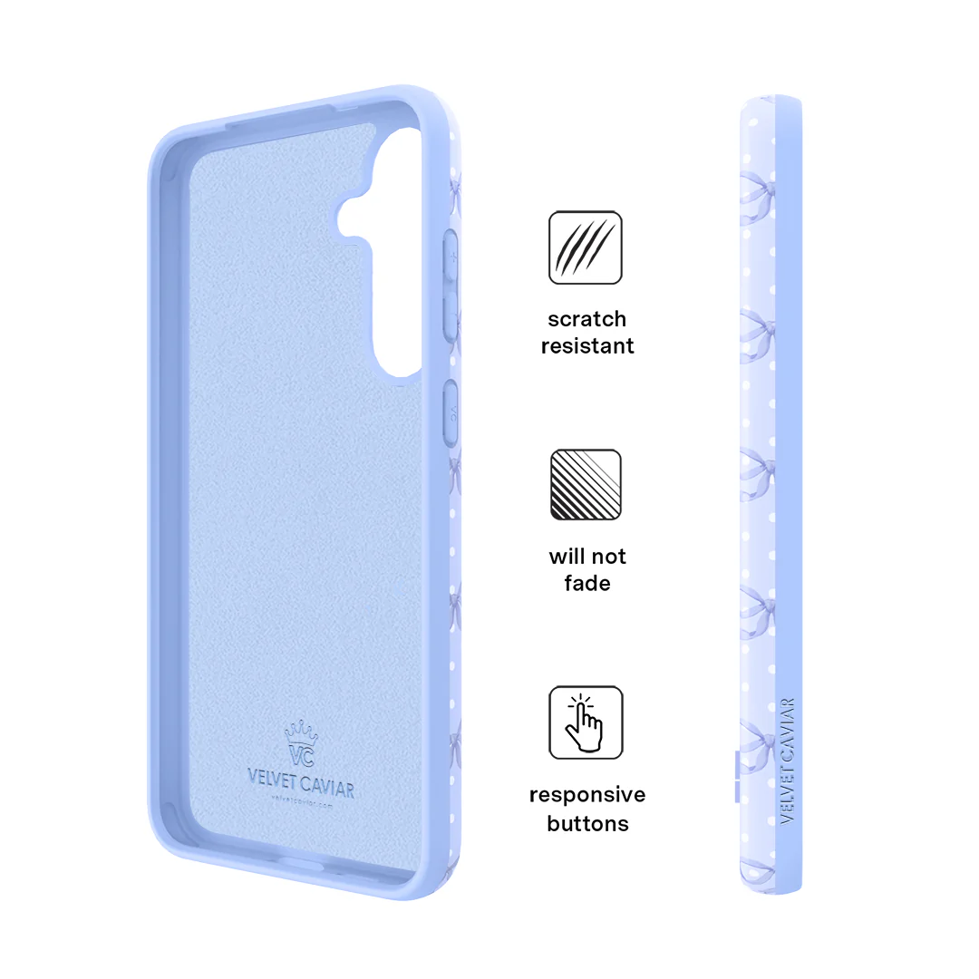 Lovely Blue Bows Samsung Case - Image 25