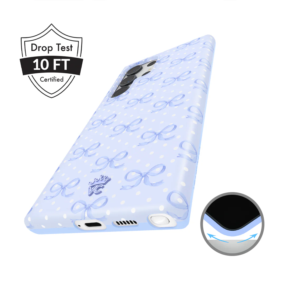 Lovely Blue Bows Samsung Case - Image 29