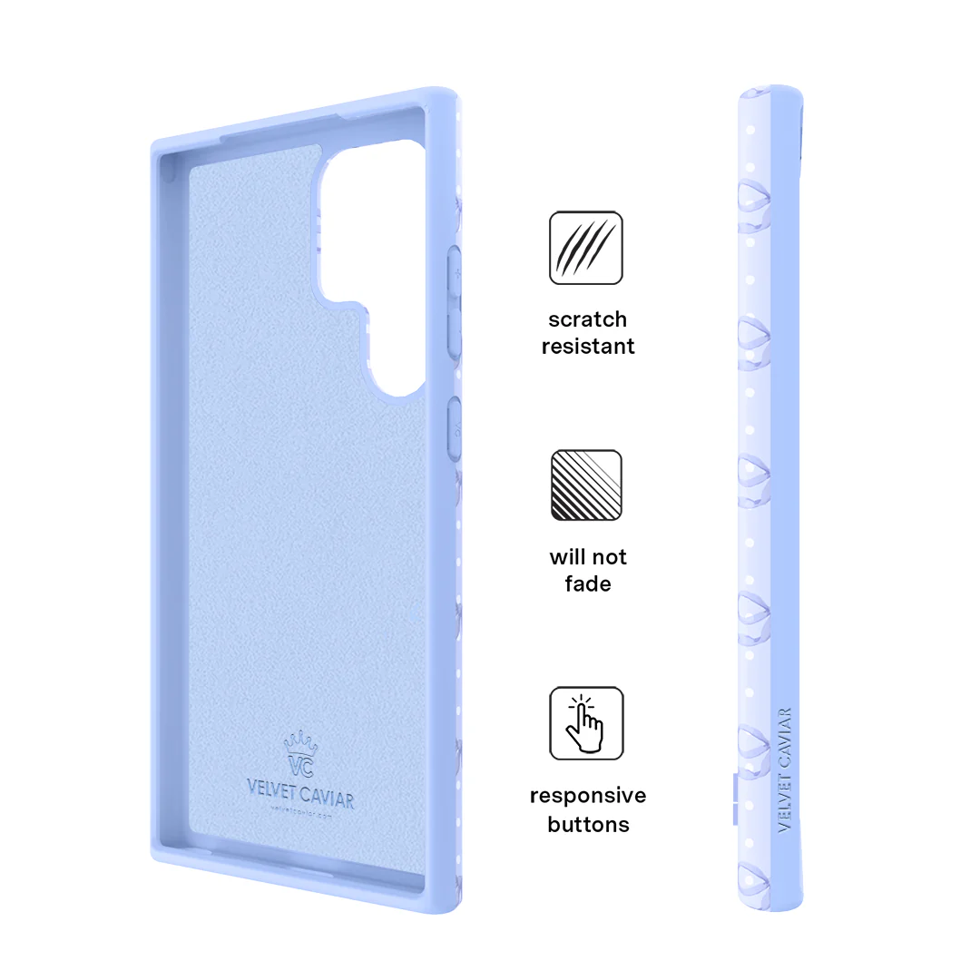 Lovely Blue Bows Samsung Case - Image 30