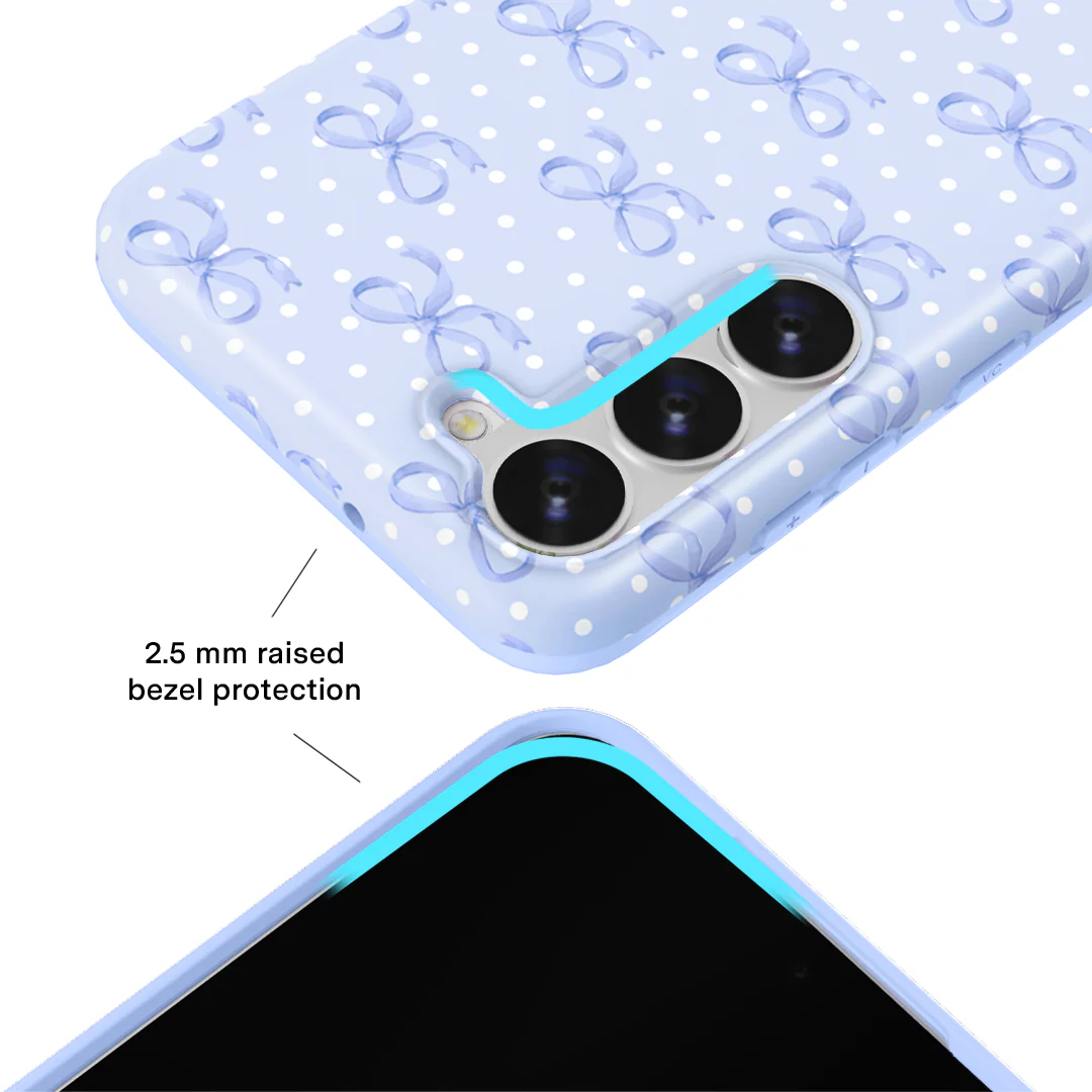 Lovely Blue Bows Samsung Case - Image 37
