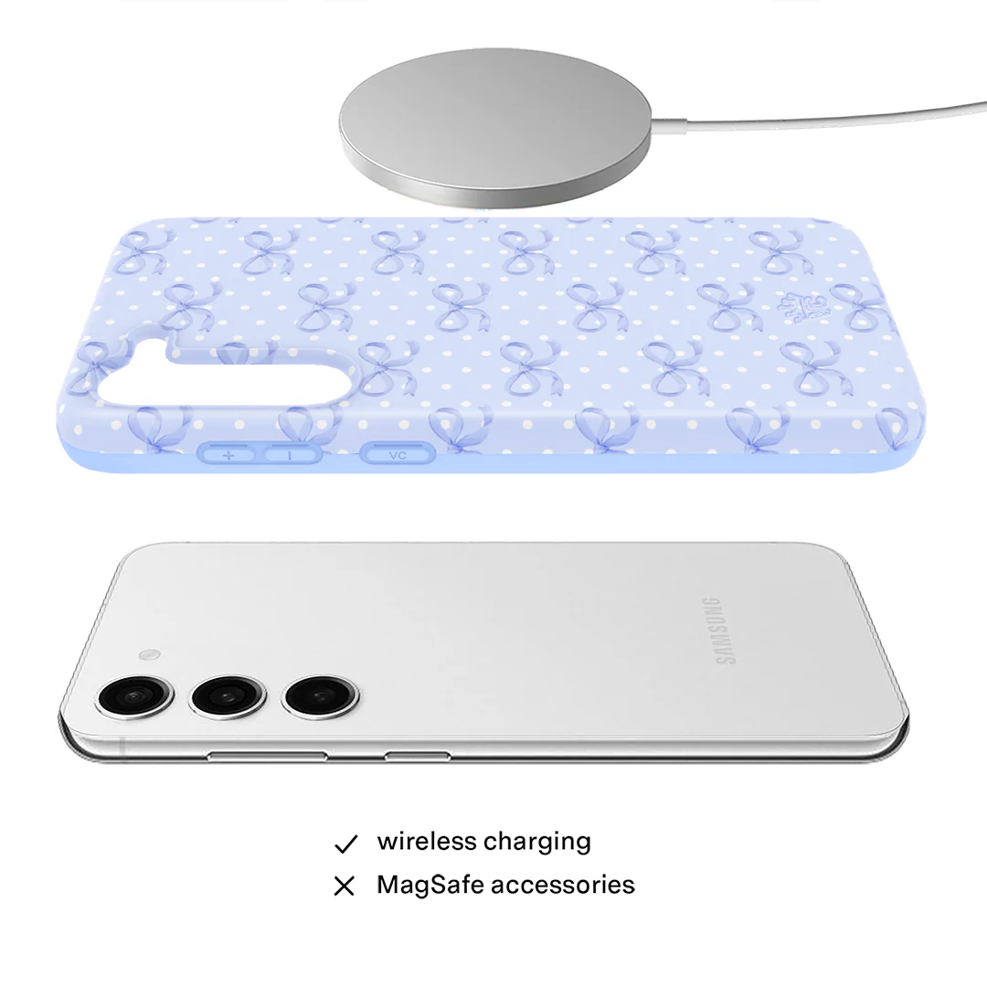 Lovely Blue Bows Samsung Case - Image 38