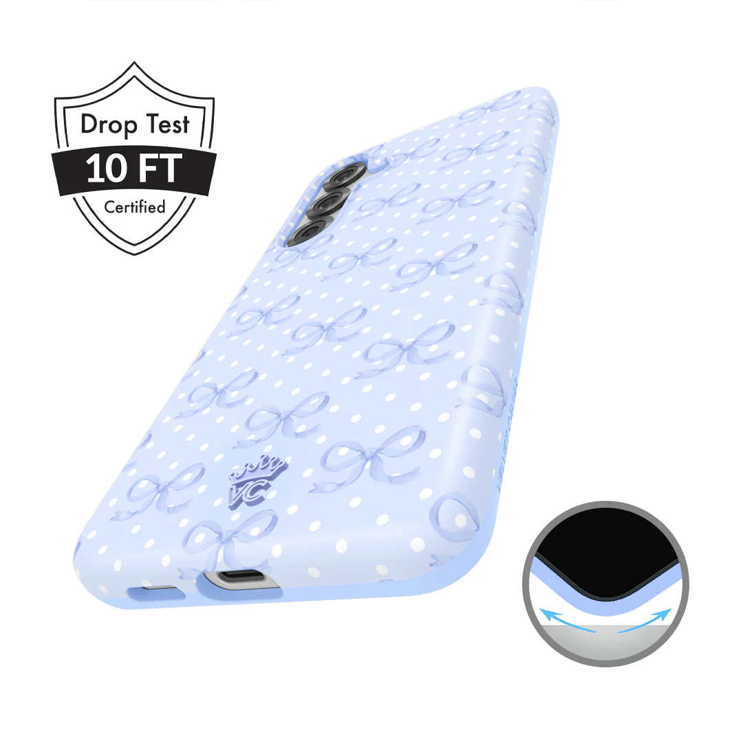 Lovely Blue Bows Samsung Case - Image 4