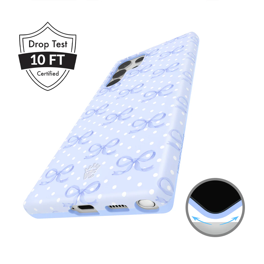 Lovely Blue Bows Samsung Case - Image 44