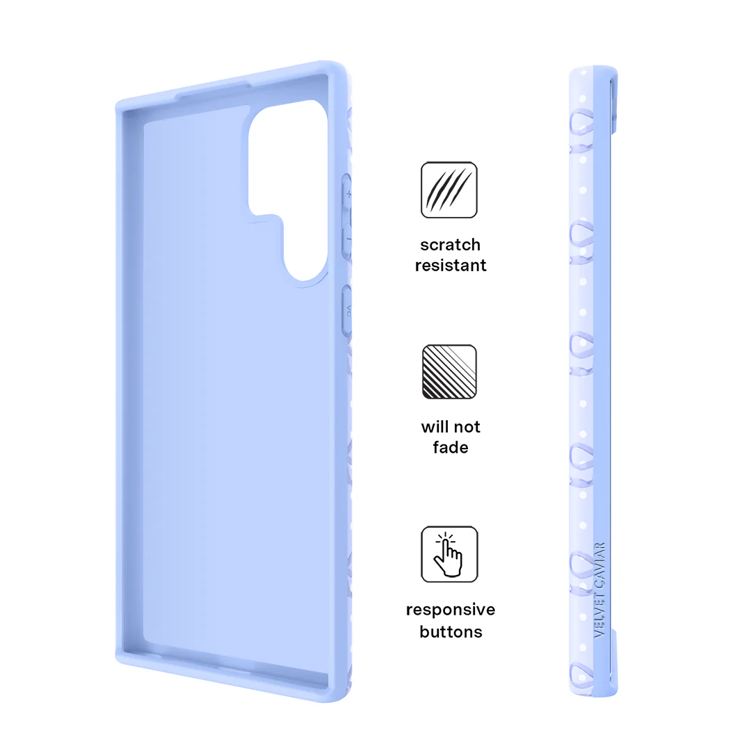 Lovely Blue Bows Samsung Case - Image 45