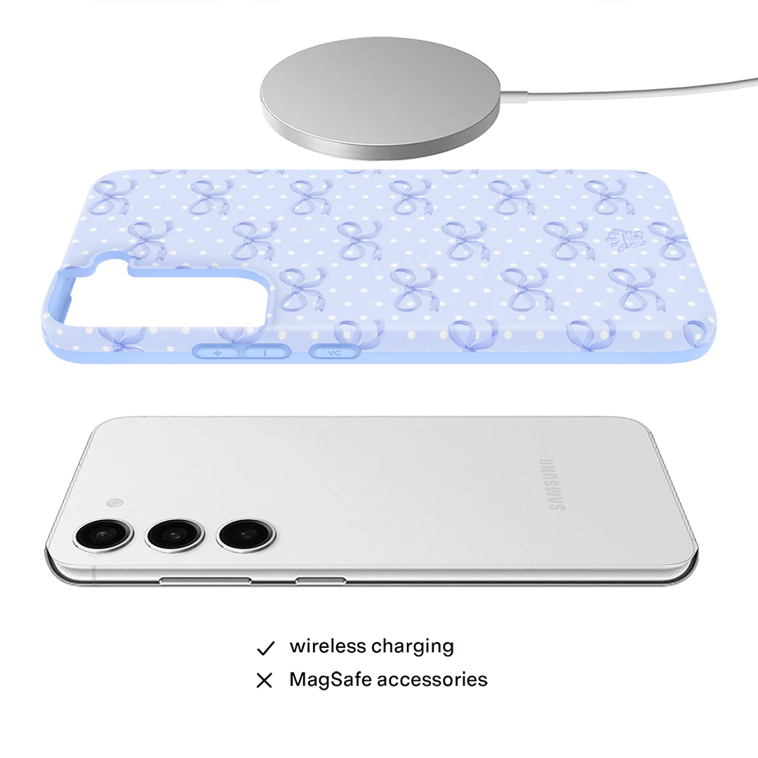 Lovely Blue Bows Samsung Case - Image 48