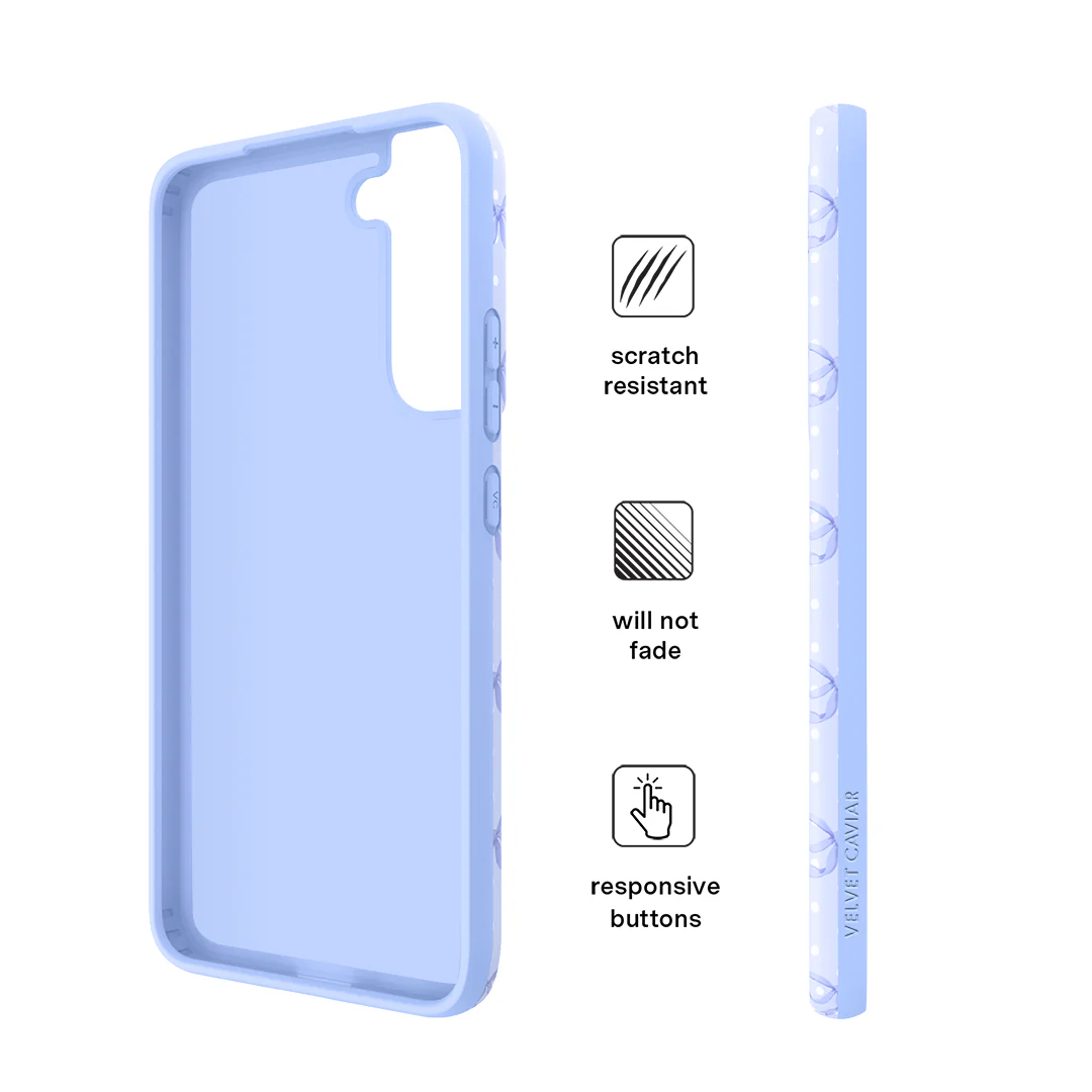 Lovely Blue Bows Samsung Case - Image 55