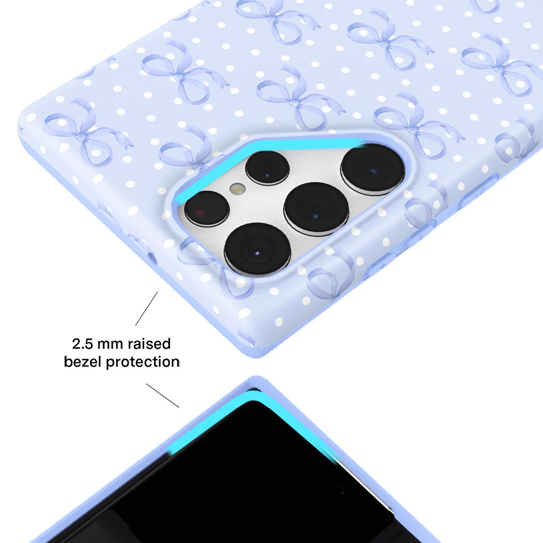 Lovely Blue Bows Samsung Case - Image 57