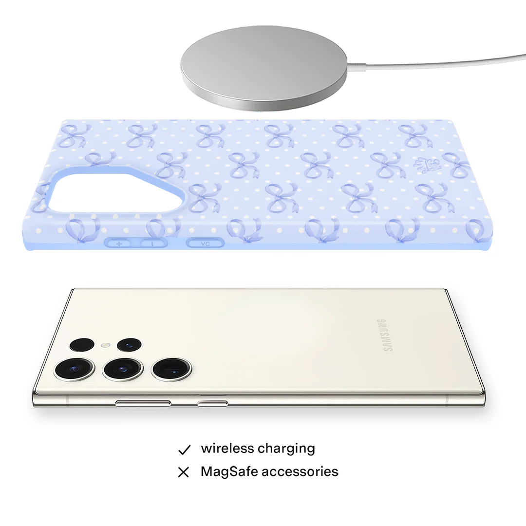 Lovely Blue Bows Samsung Case - Image 58