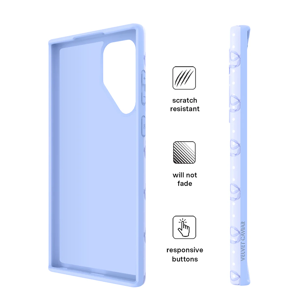 Lovely Blue Bows Samsung Case - Image 60