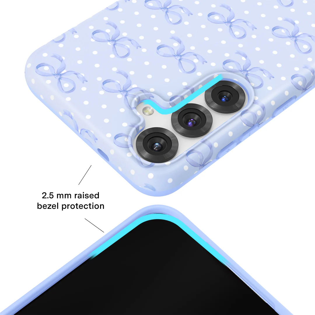 Lovely Blue Bows Samsung Case - Image 7
