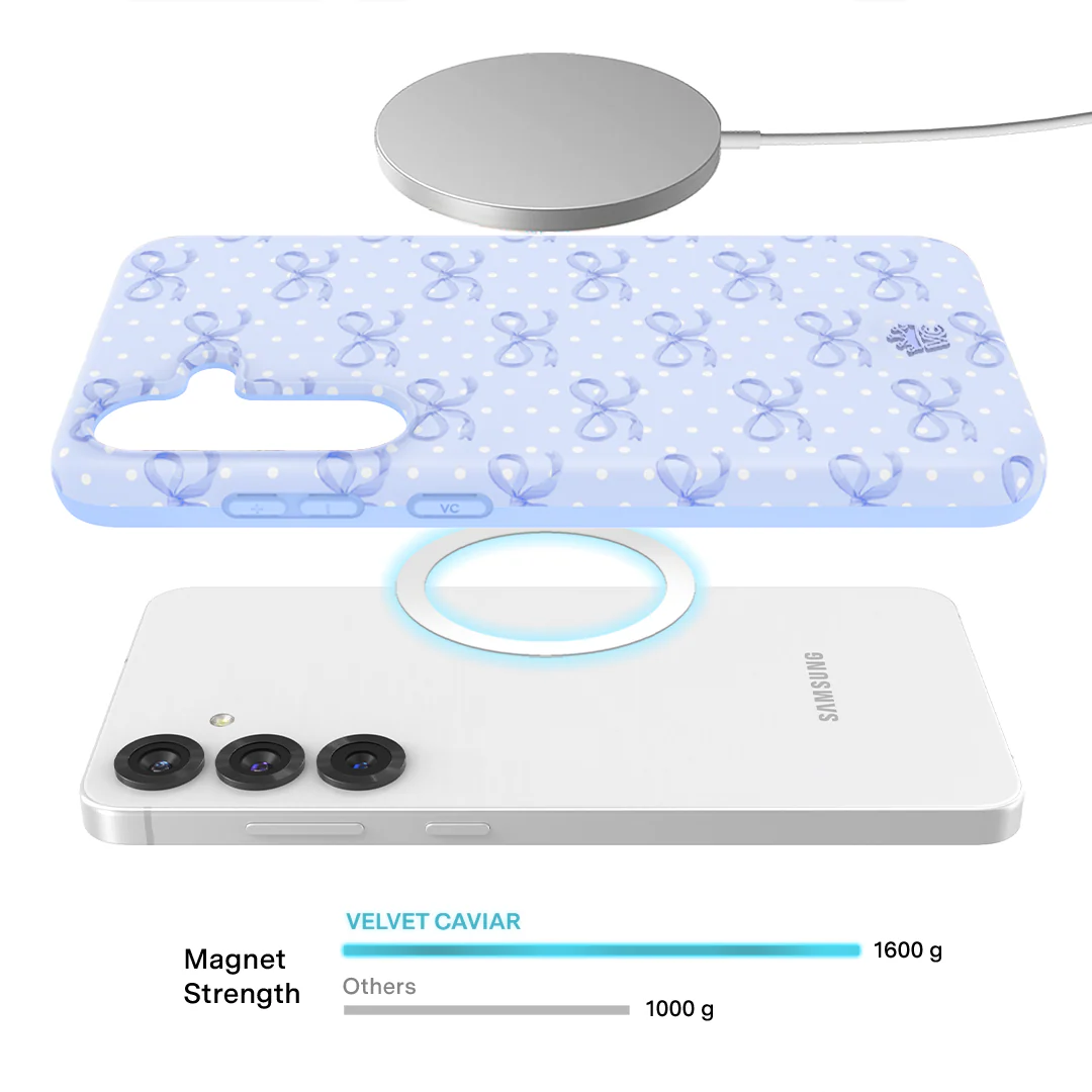 Lovely Blue Bows Samsung Case - Image 8