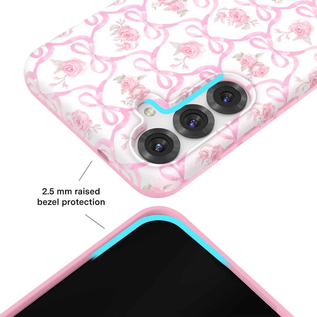 Lovely Pink Bows Samsung Case - Image 2