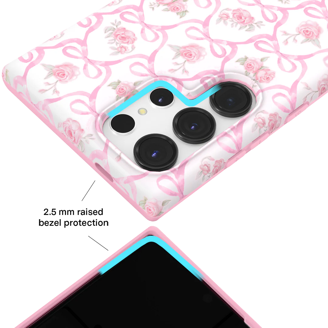 Lovely Pink Bows Samsung Case - Image 27