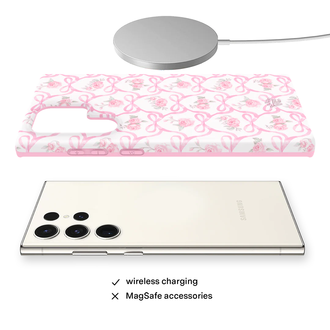 Lovely Pink Bows Samsung Case - Image 43