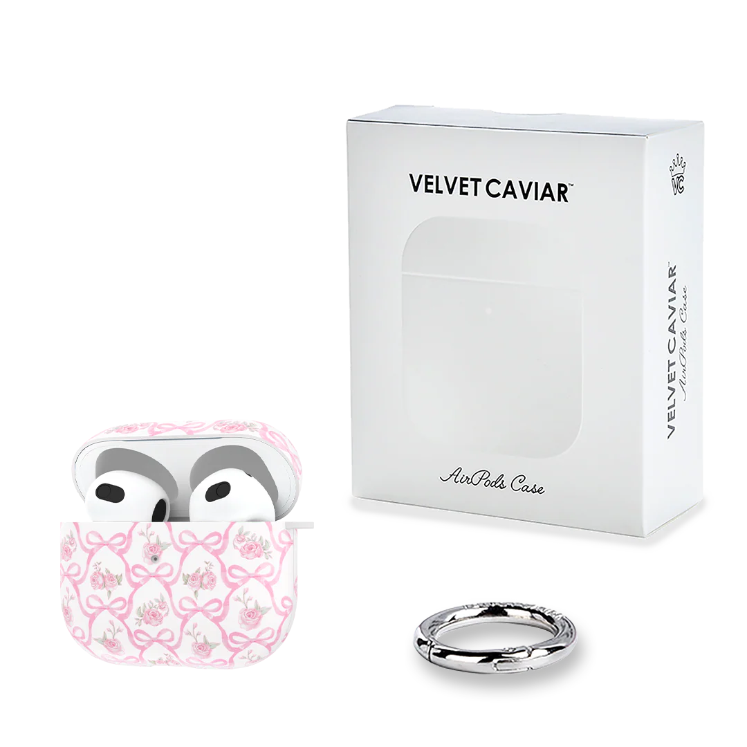 Lovely Pink Bows AirPod Case - Image 15