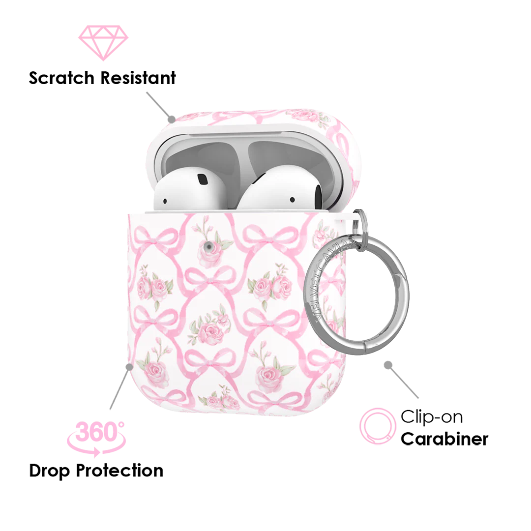 Lovely Pink Bows AirPod Case - Image 3