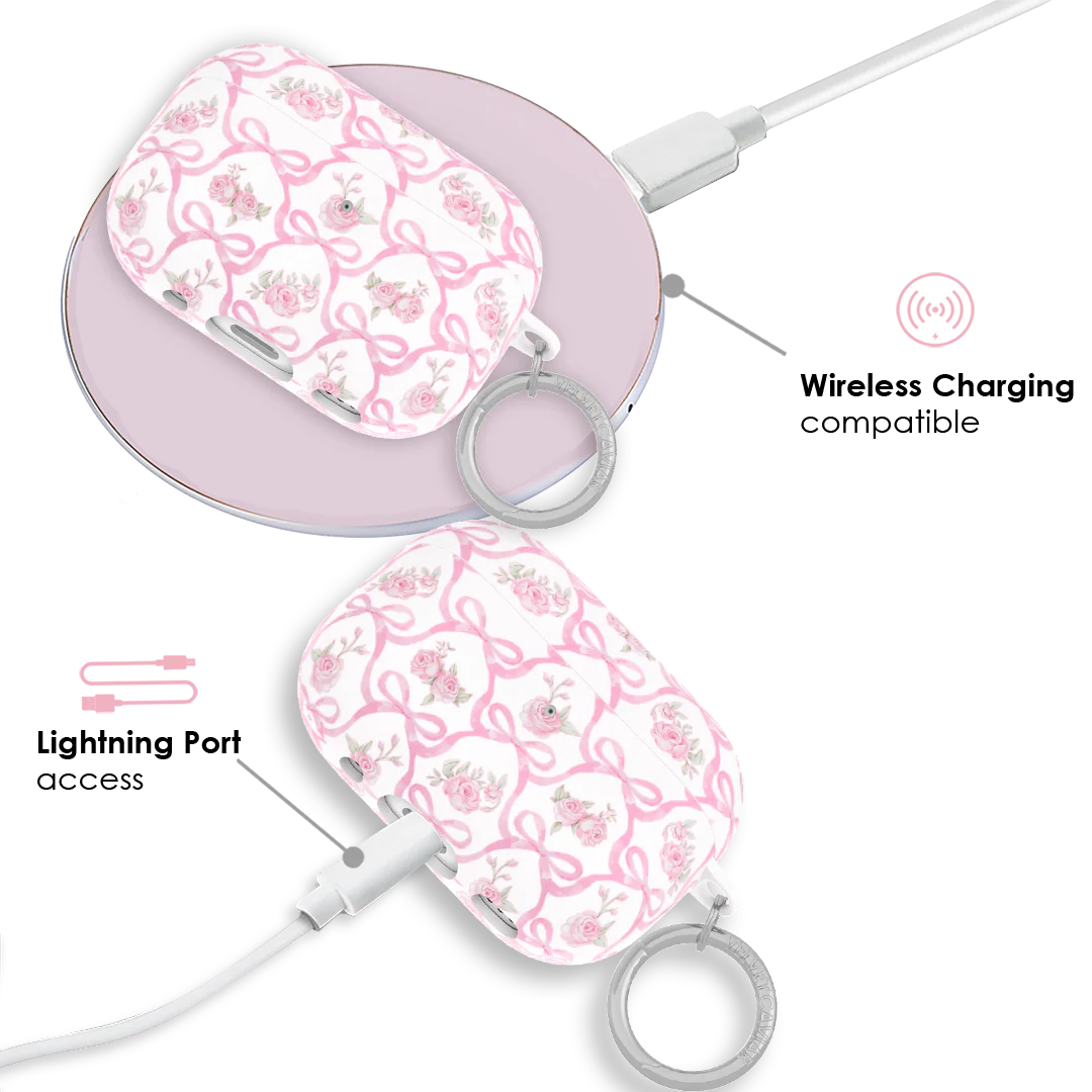 Lovely Pink Bows AirPod Case - Image 9