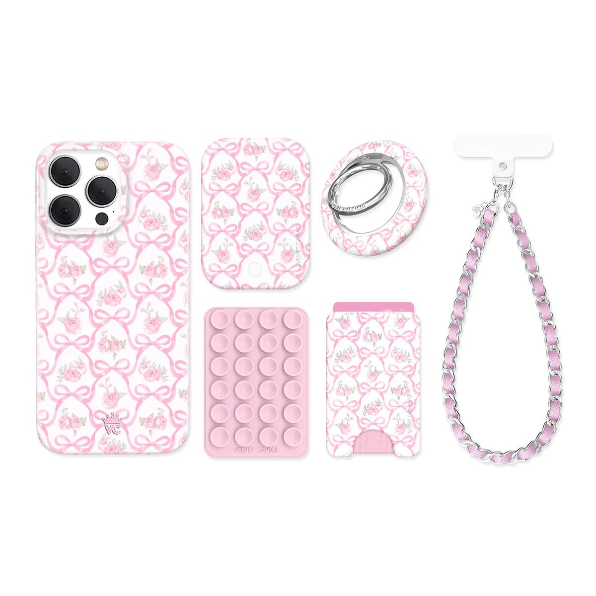 Lovely Pink Bows iPhone Bundle Set - Image 10