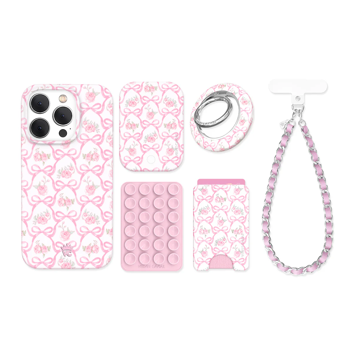 Lovely Pink Bows iPhone Bundle Set - Image 11