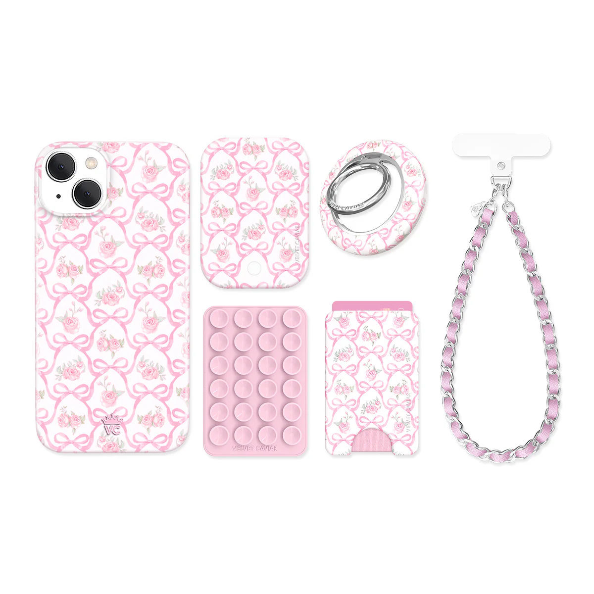 Lovely Pink Bows iPhone Bundle Set - Image 12