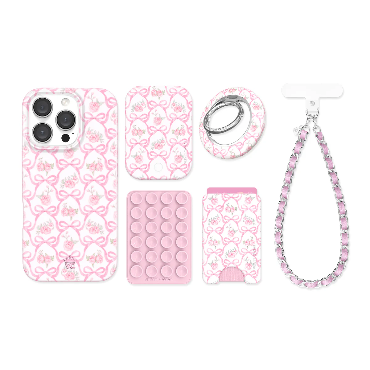 Lovely Pink Bows iPhone Bundle Set - Image 15