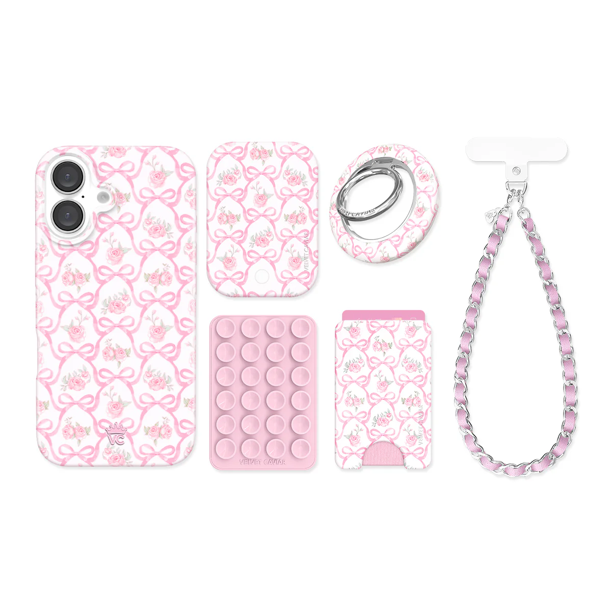 Lovely Pink Bows iPhone Bundle Set - Image 16