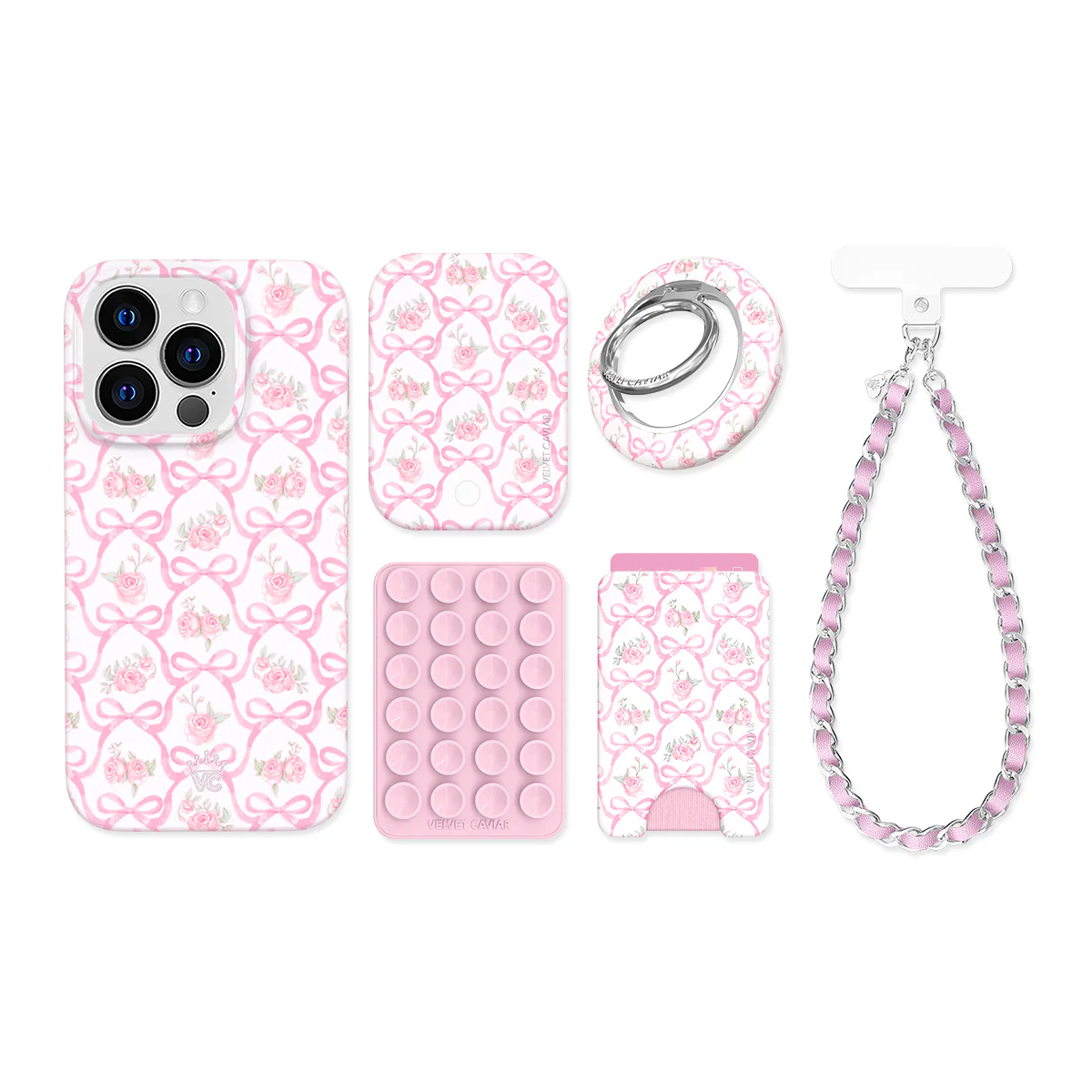 Lovely Pink Bows iPhone Bundle Set - Image 3