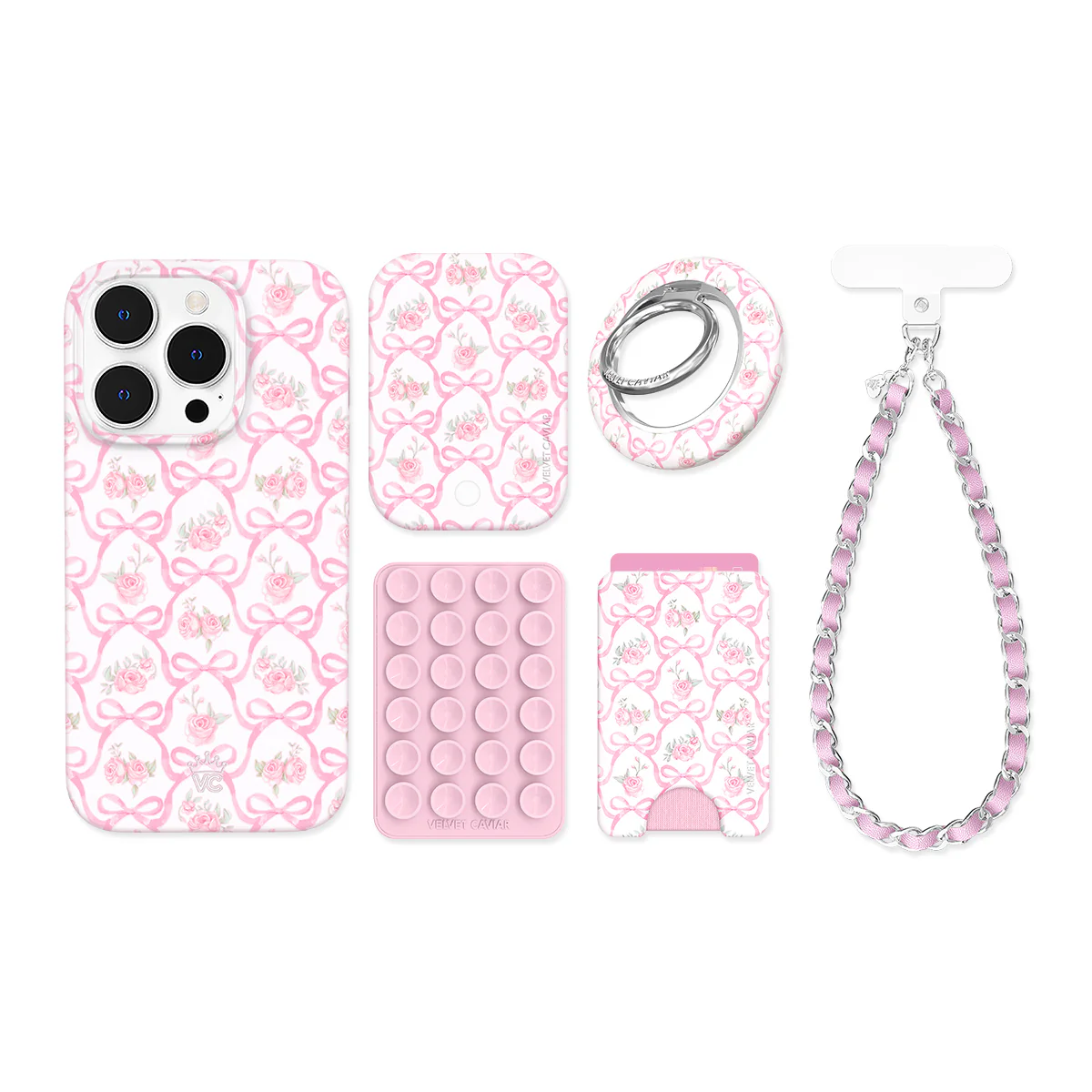 Lovely Pink Bows iPhone Bundle Set - Image 7
