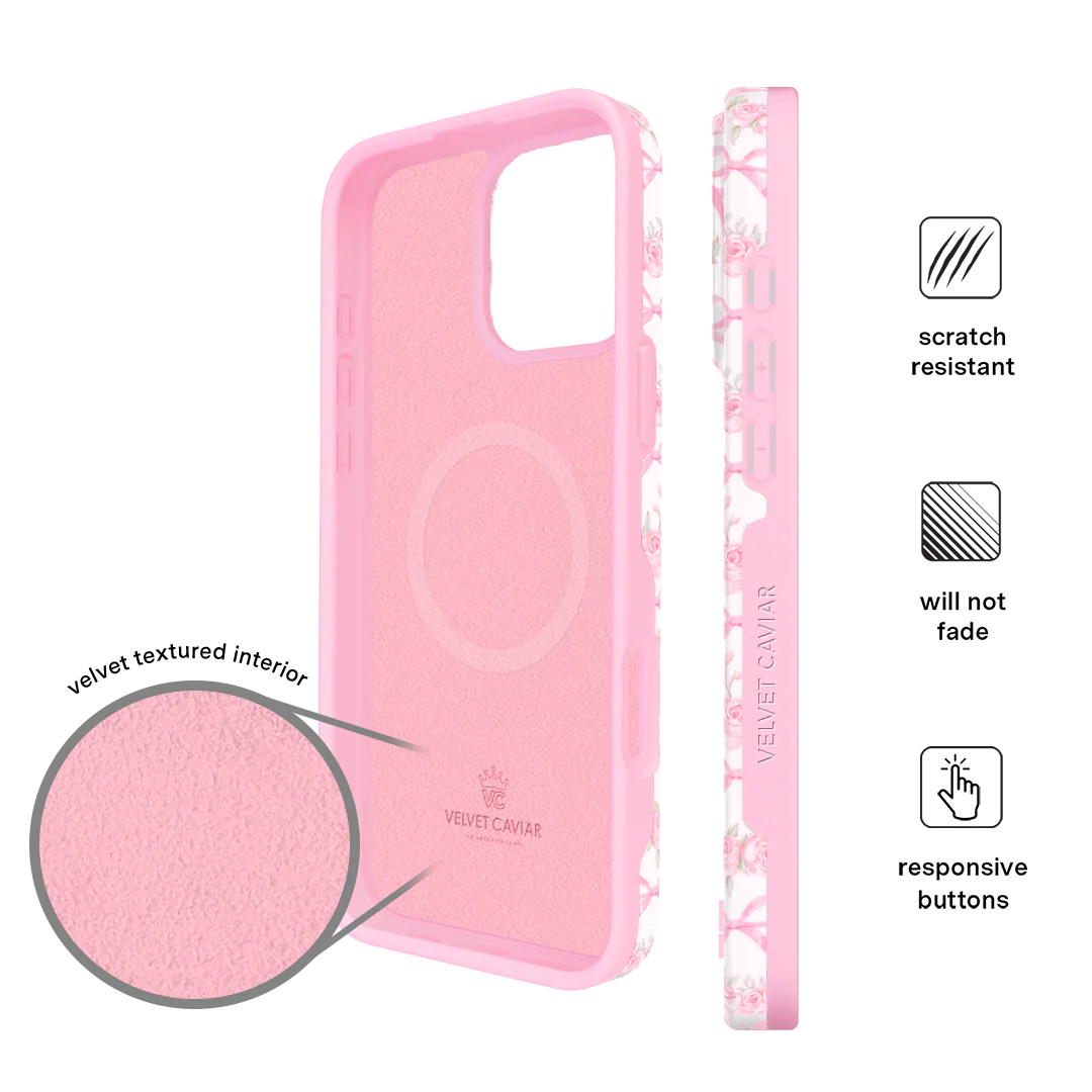 Lovely Pink Bows iPhone Case - Image 10
