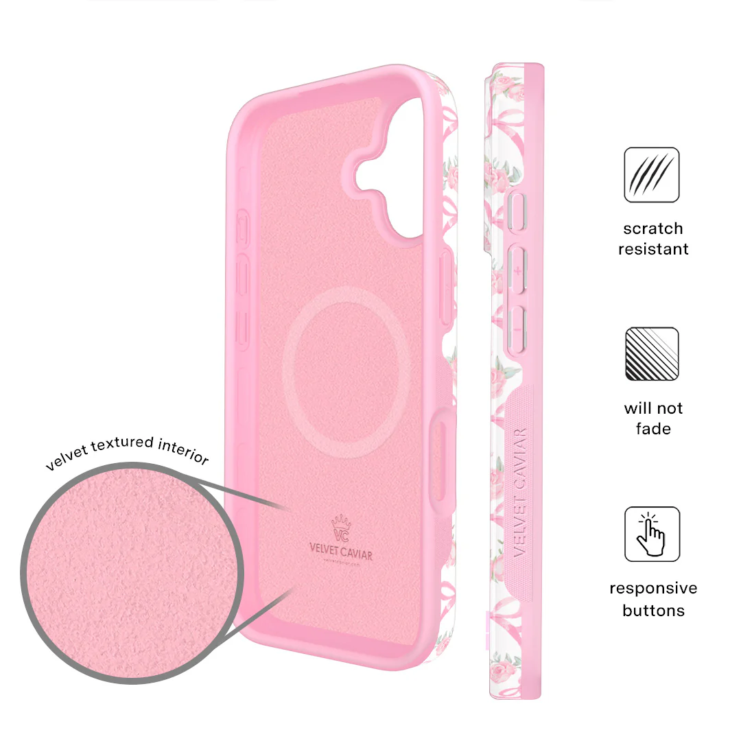 Lovely Pink Bows iPhone Case - Image 85
