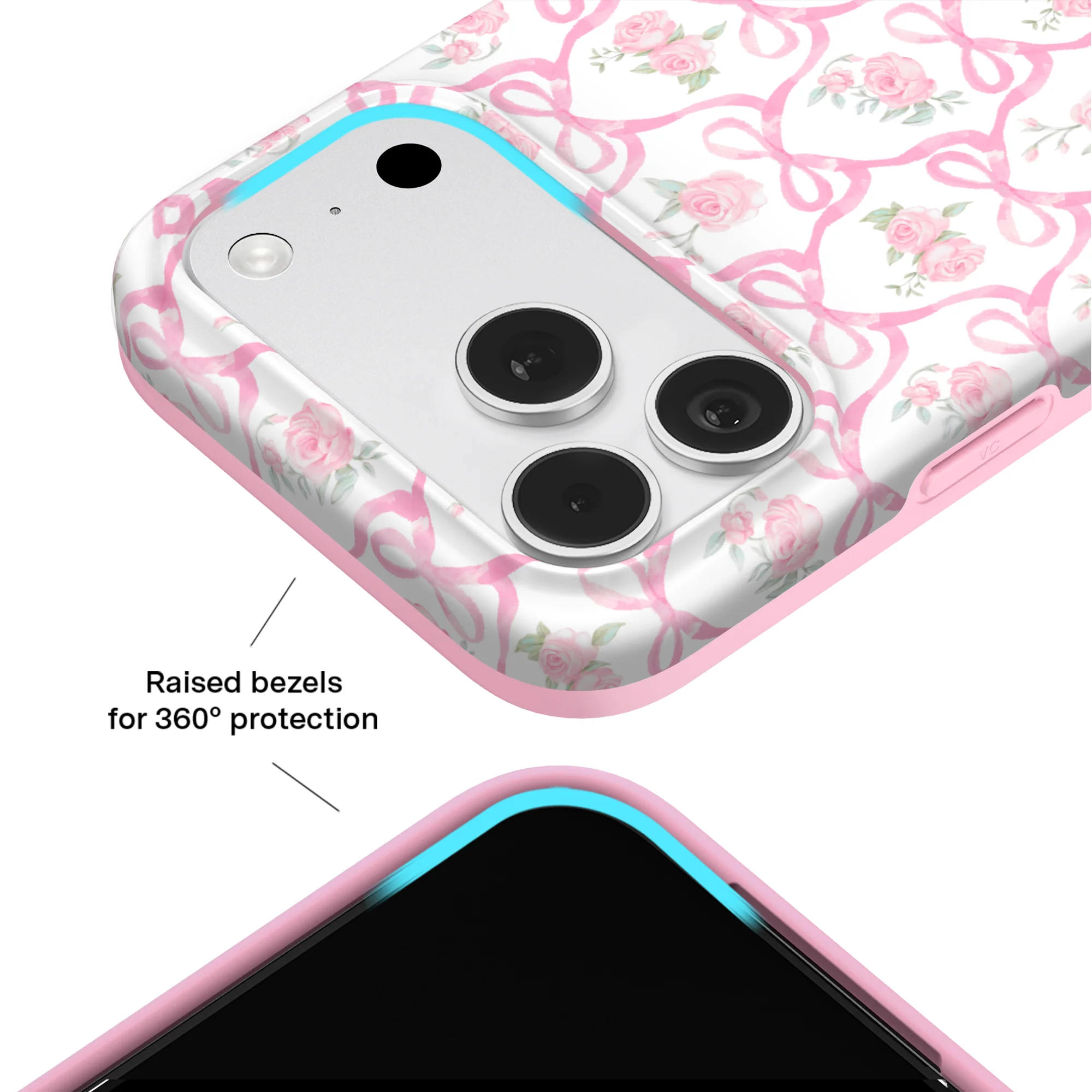 Lovely Pink Bows iPhone Case - Image 88
