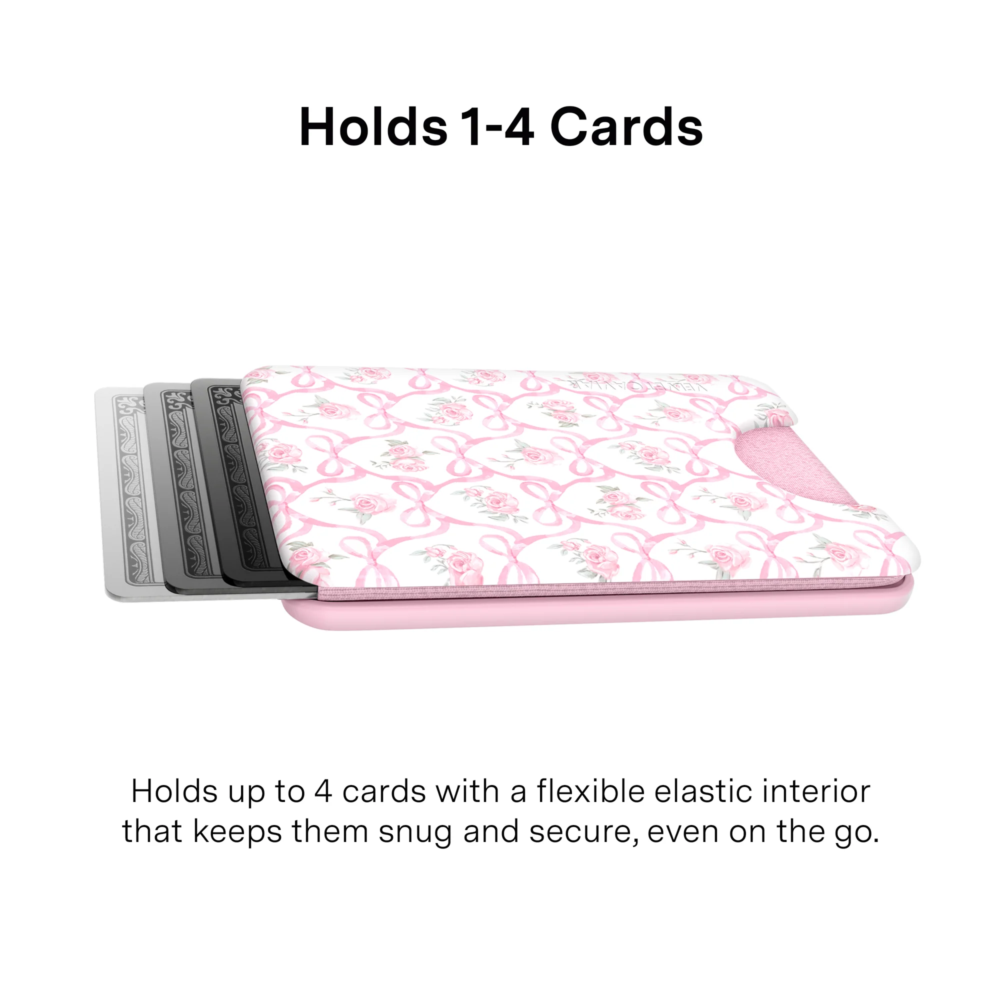 Lovely Pink Bows MagSafe Wallet - Image 2