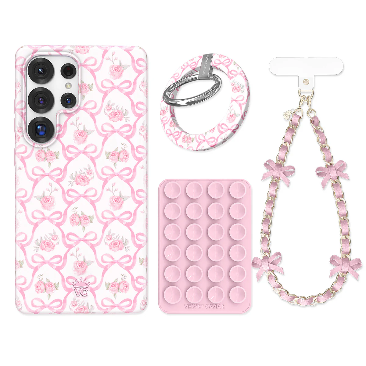 Lovely Pink Bows Samsung Bundle Set - Image 3