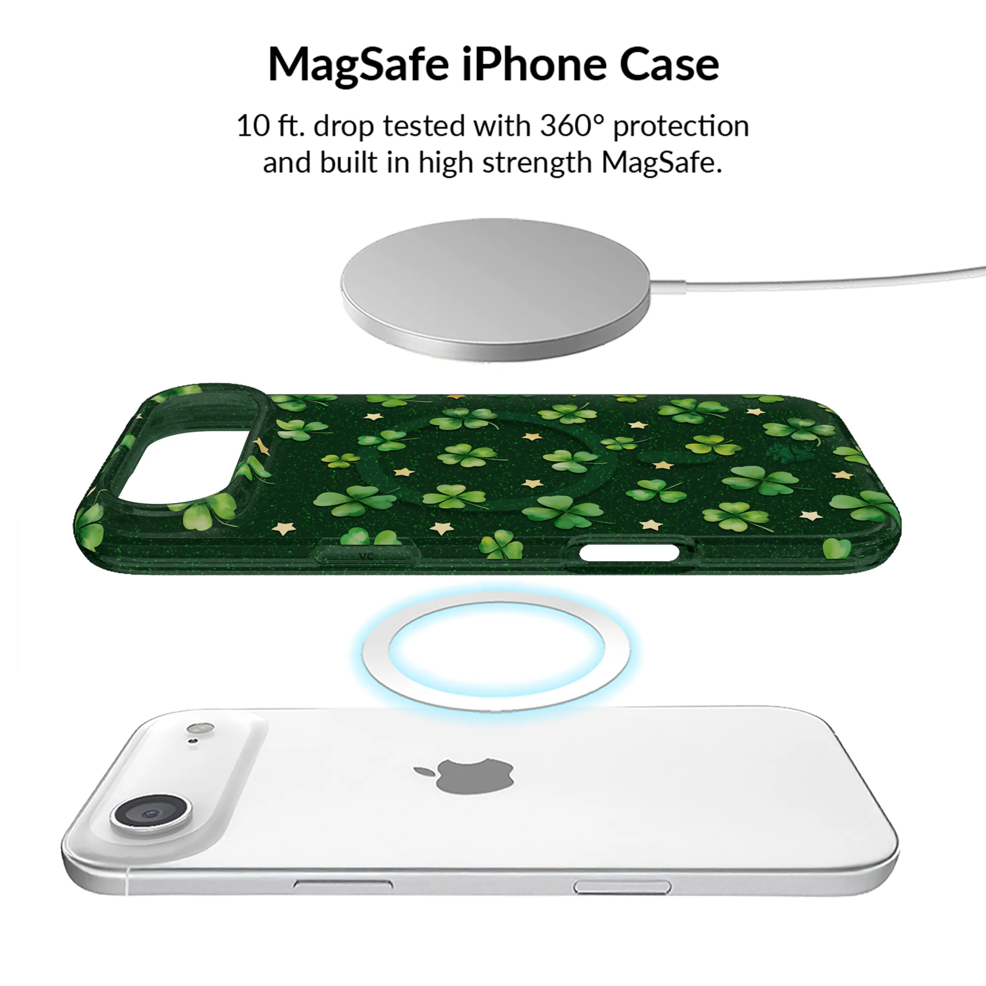 Lucky Clover Glitter iPhone Bundle Set - Image 86