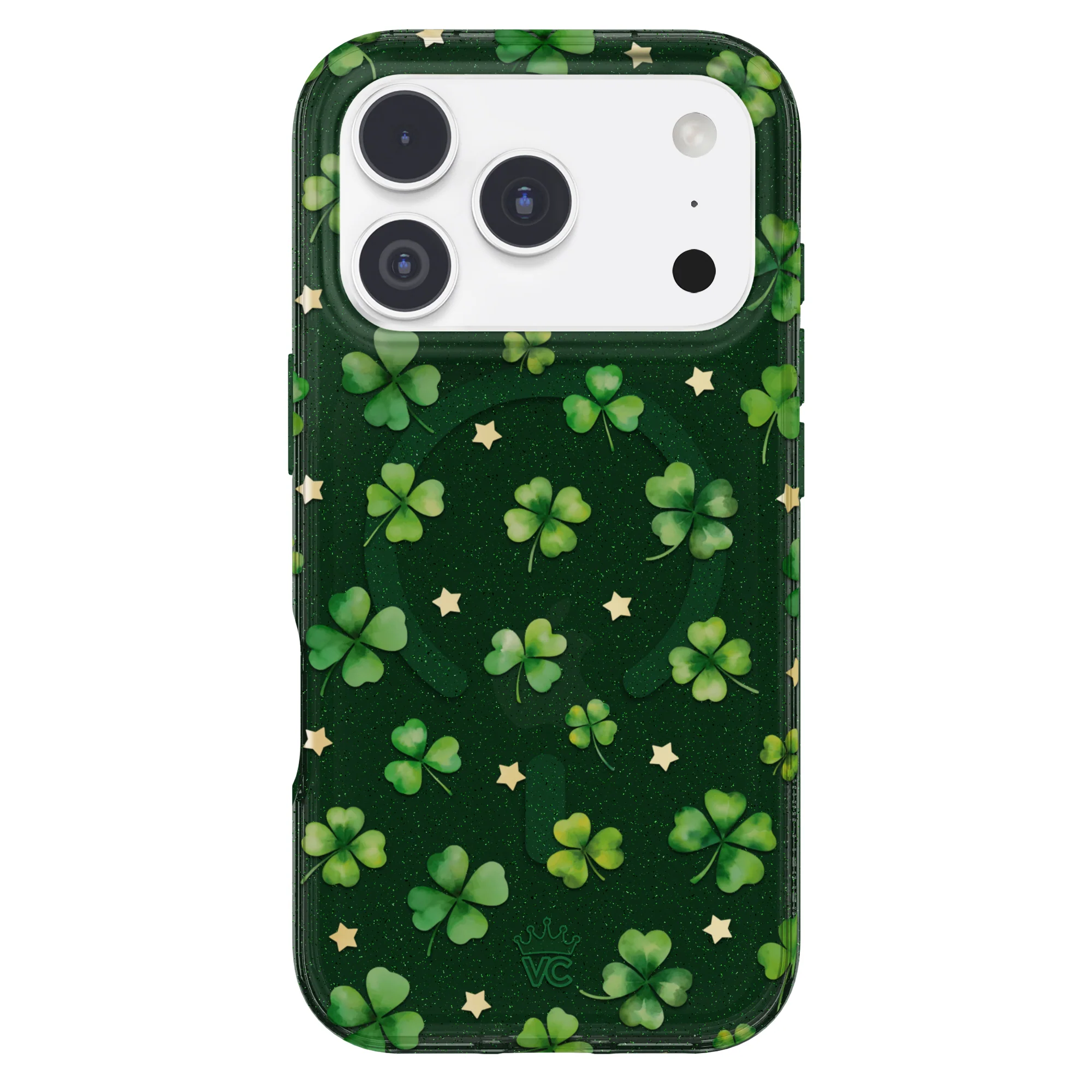 Lucky Clover Glitter iPhone Case - Image 11