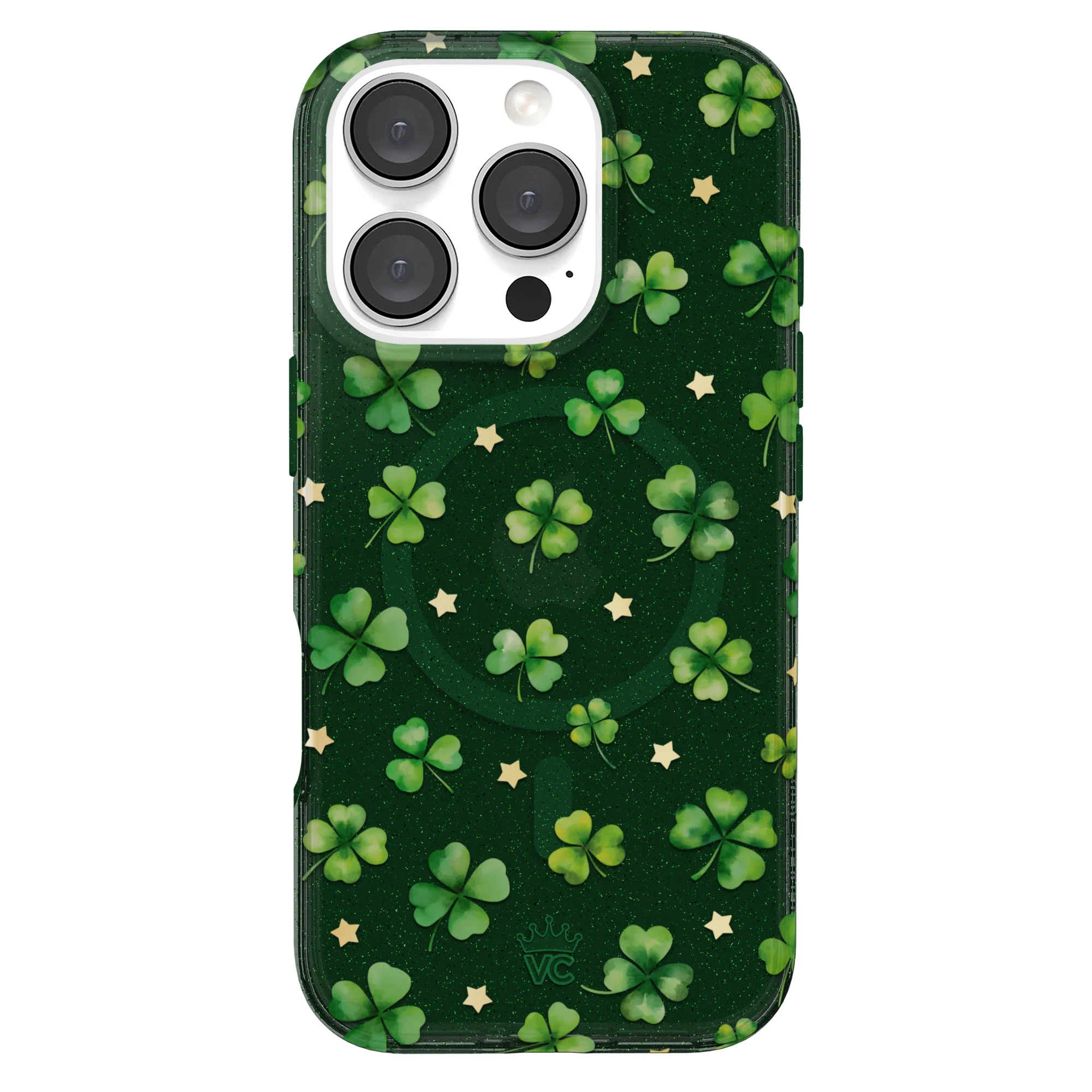 Lucky Clover Glitter iPhone Case - Image 31