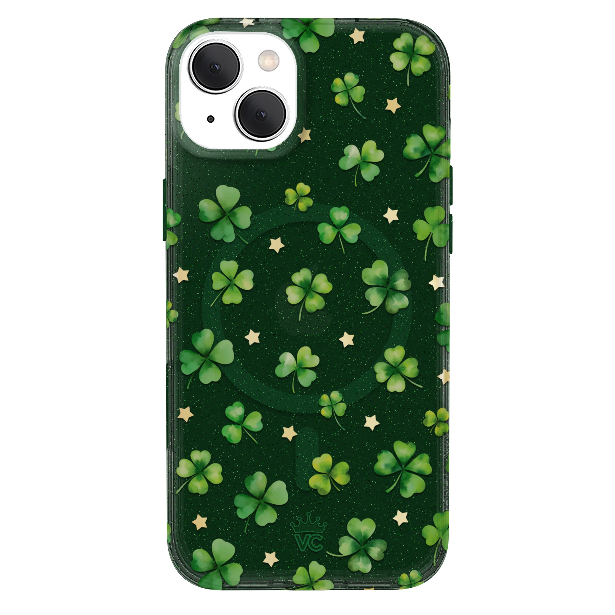 Lucky Clover Glitter iPhone Case - Image 41