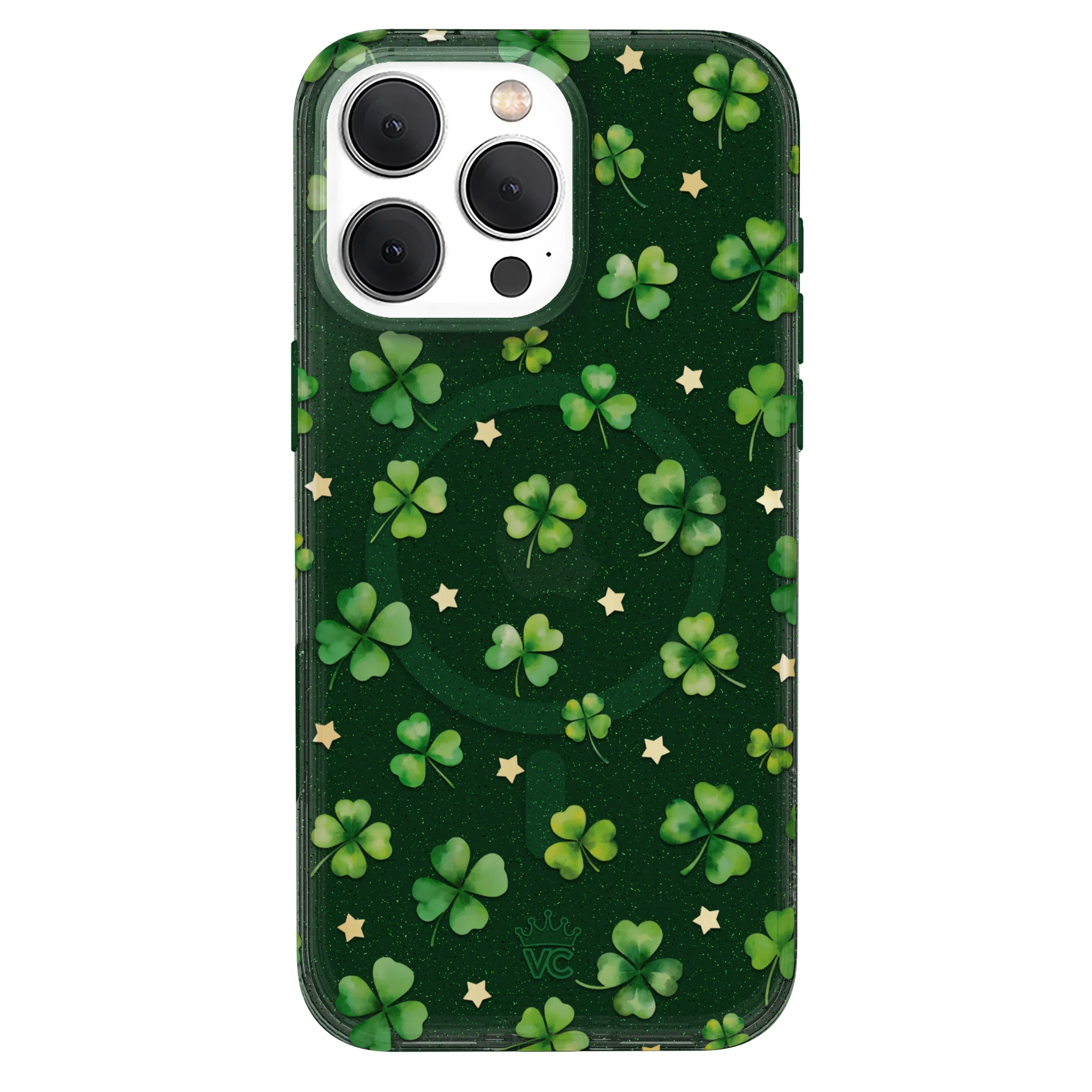 Lucky Clover Glitter iPhone Case - Image 46