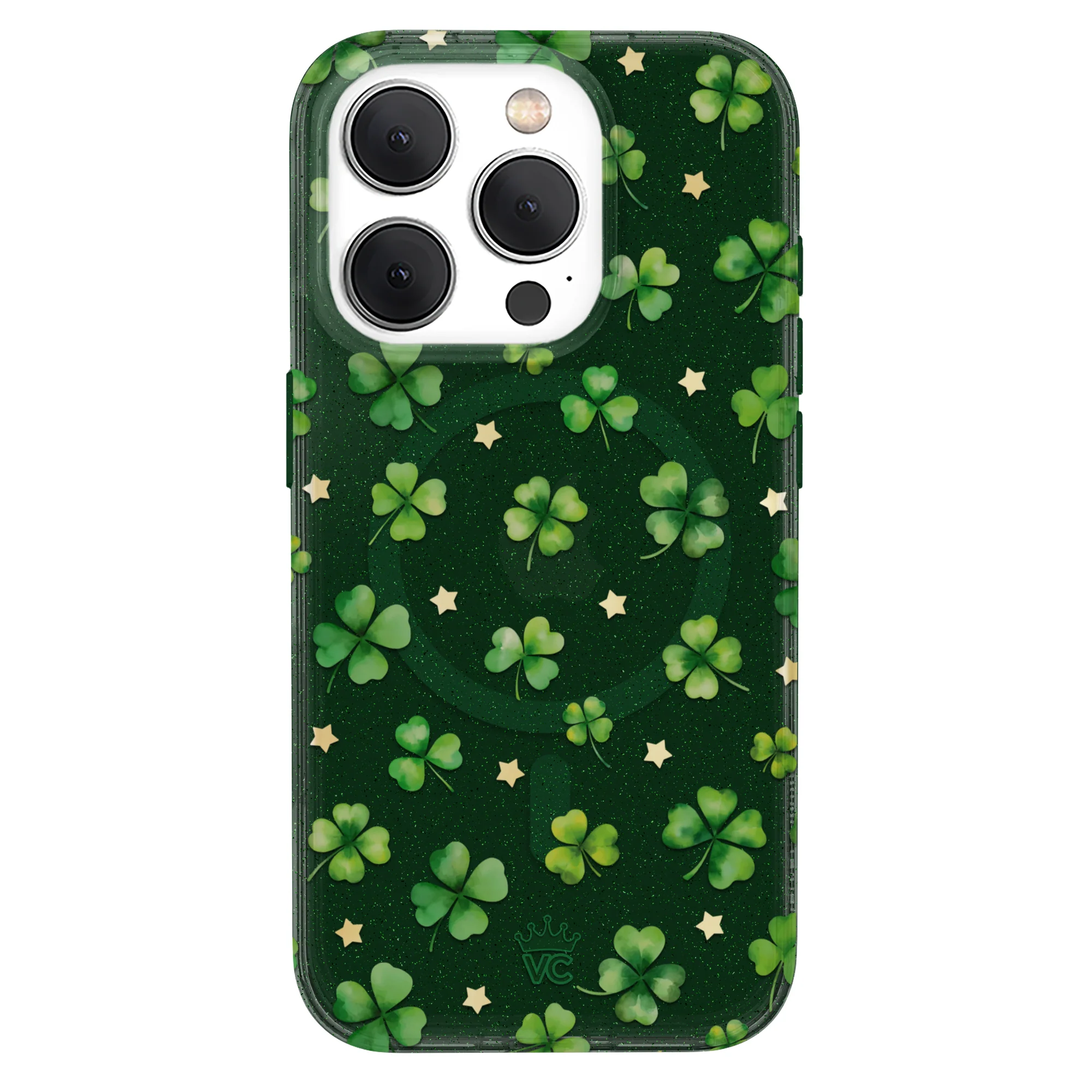 Lucky Clover Glitter iPhone Case - Image 51