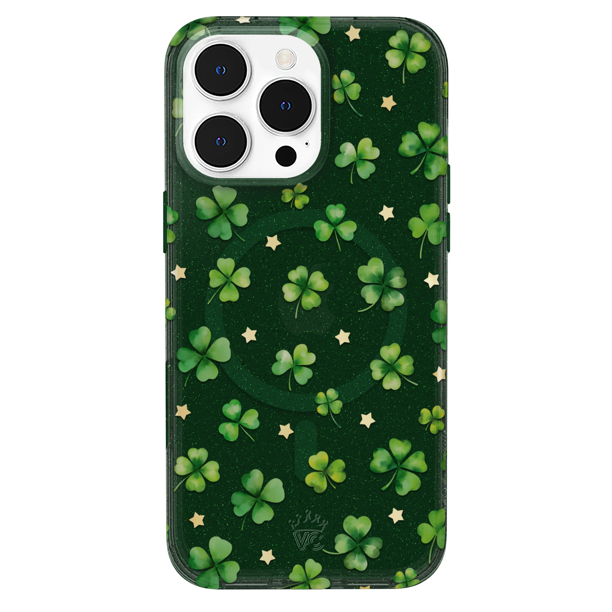 Lucky Clover Glitter iPhone Case - Image 66