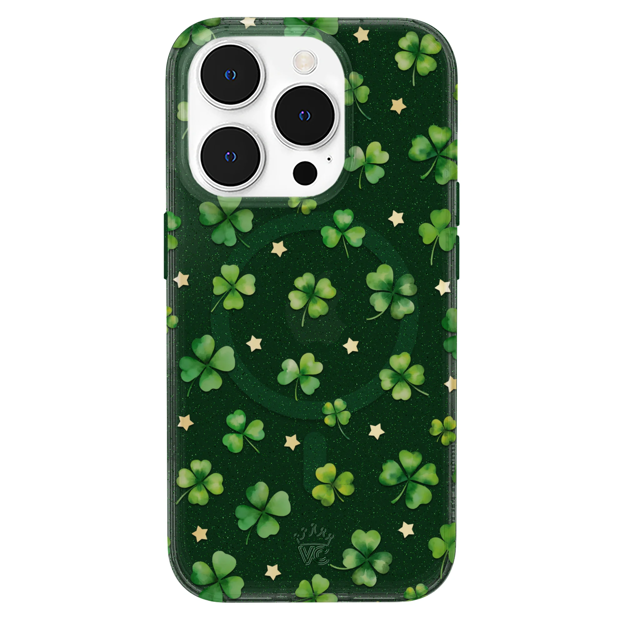 Lucky Clover Glitter iPhone Case - Image 71