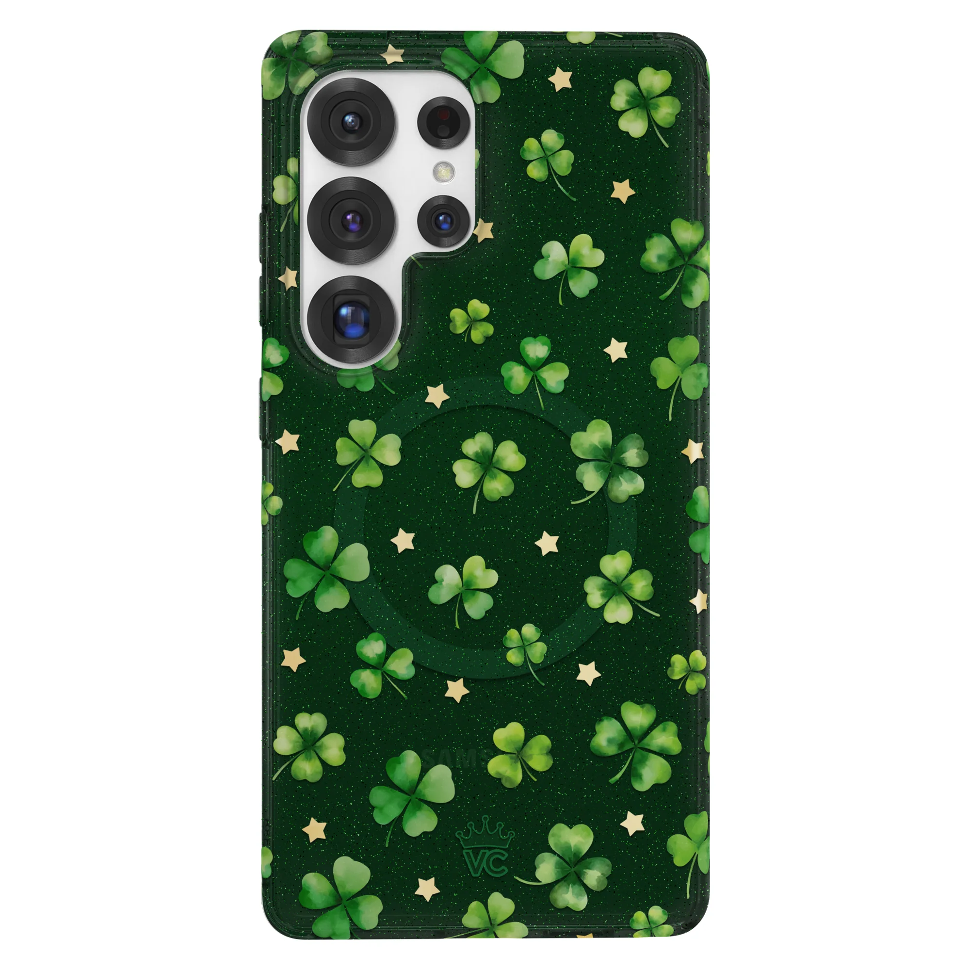 Lucky Clover Glitter Samsung Case - Image 11
