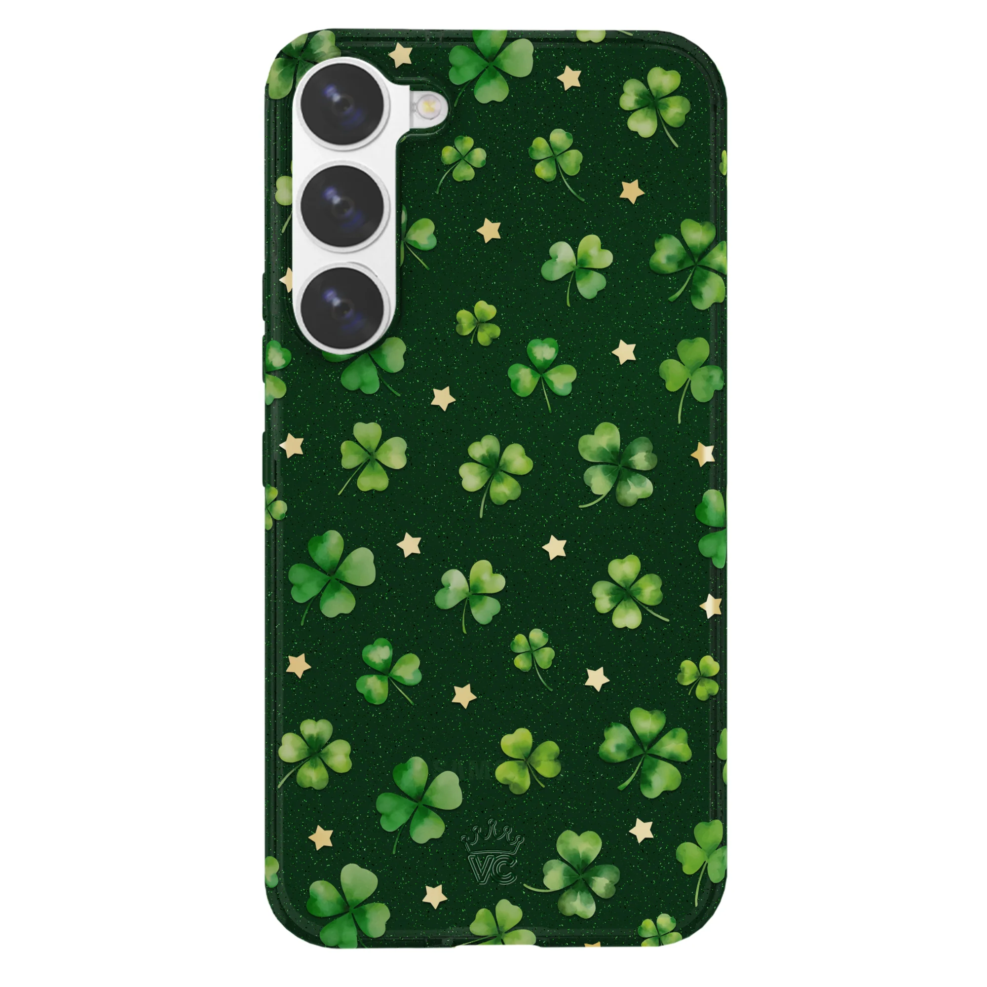 Lucky Clover Glitter Samsung Case - Image 36