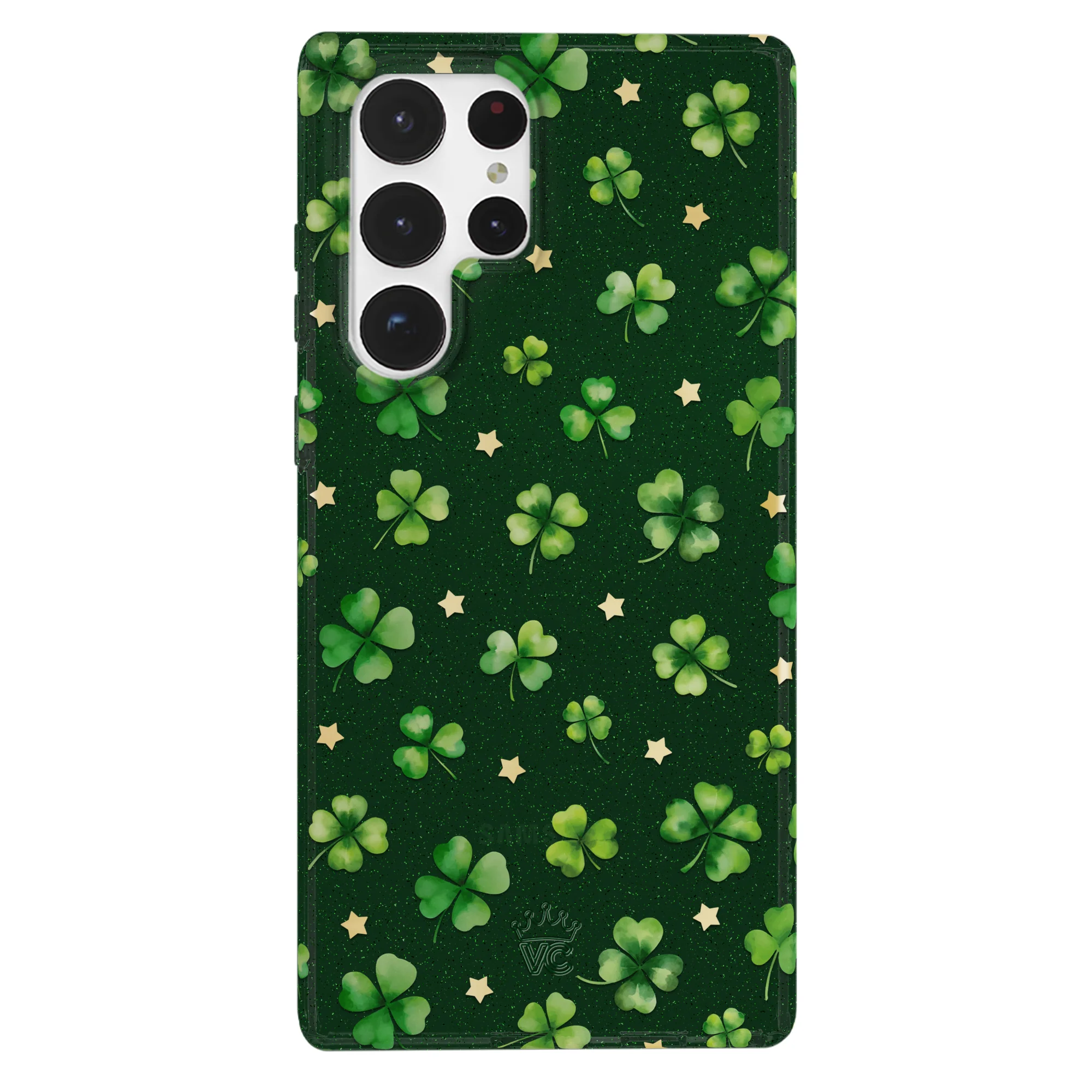 Lucky Clover Glitter Samsung Case - Image 41