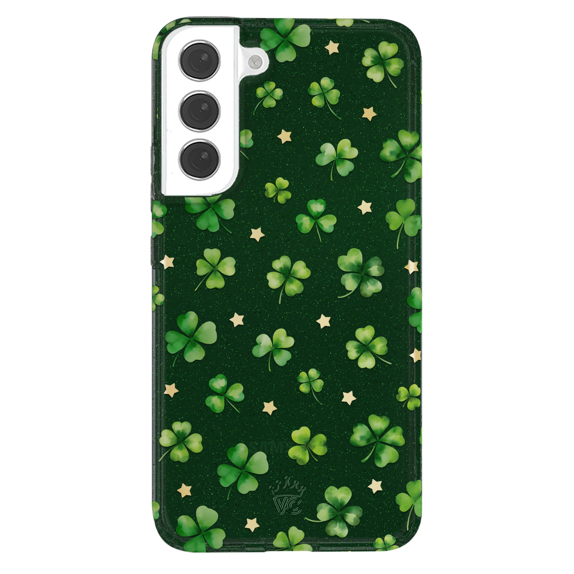 Lucky Clover Glitter Samsung Case - Image 51