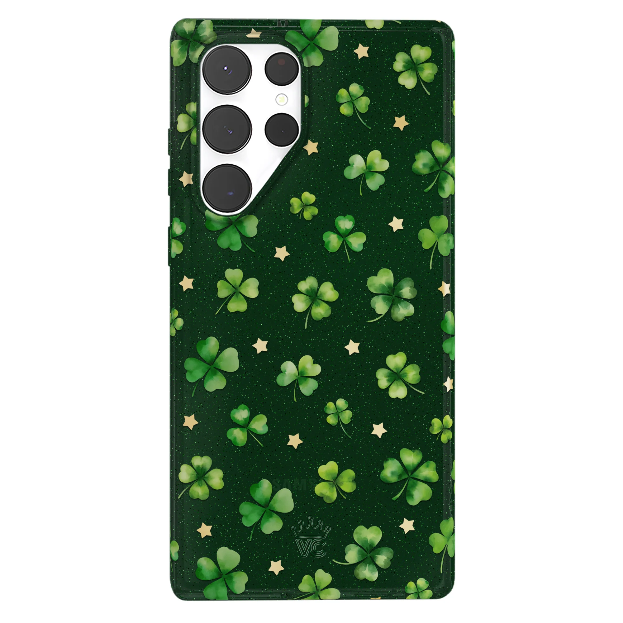 Lucky Clover Glitter Samsung Case - Image 56