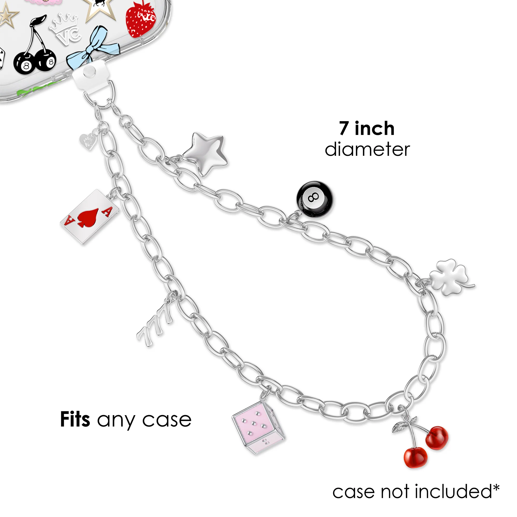 Lucky Girl Bracelet Phone Charm - Image 4