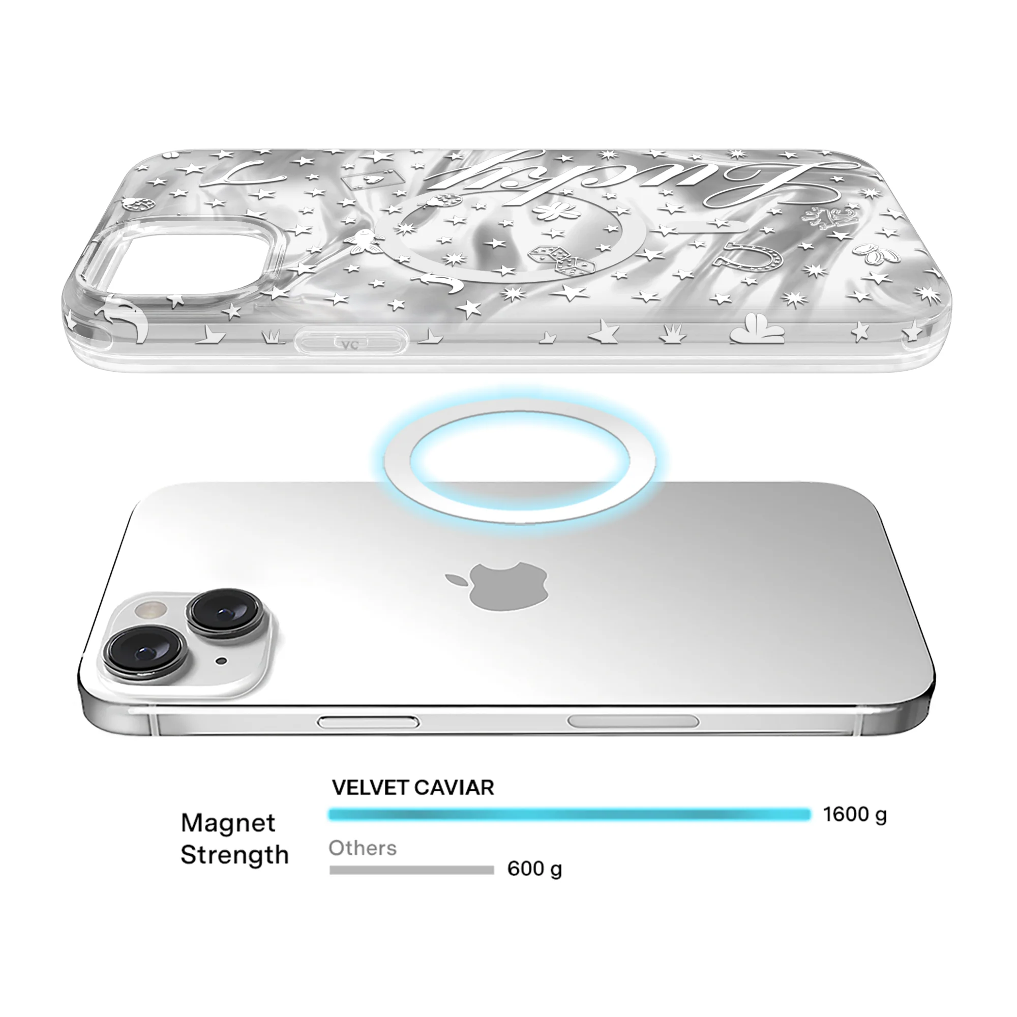 Lucky Girl Holo iPhone Case - Image 4